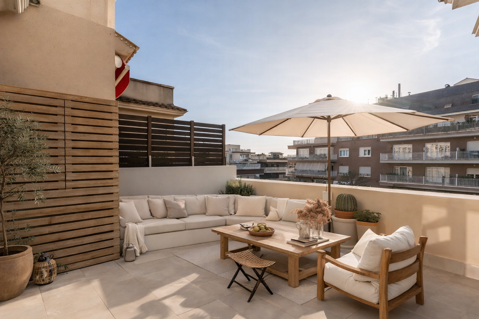 Ático luminoso con terraza privada en la Bonanova