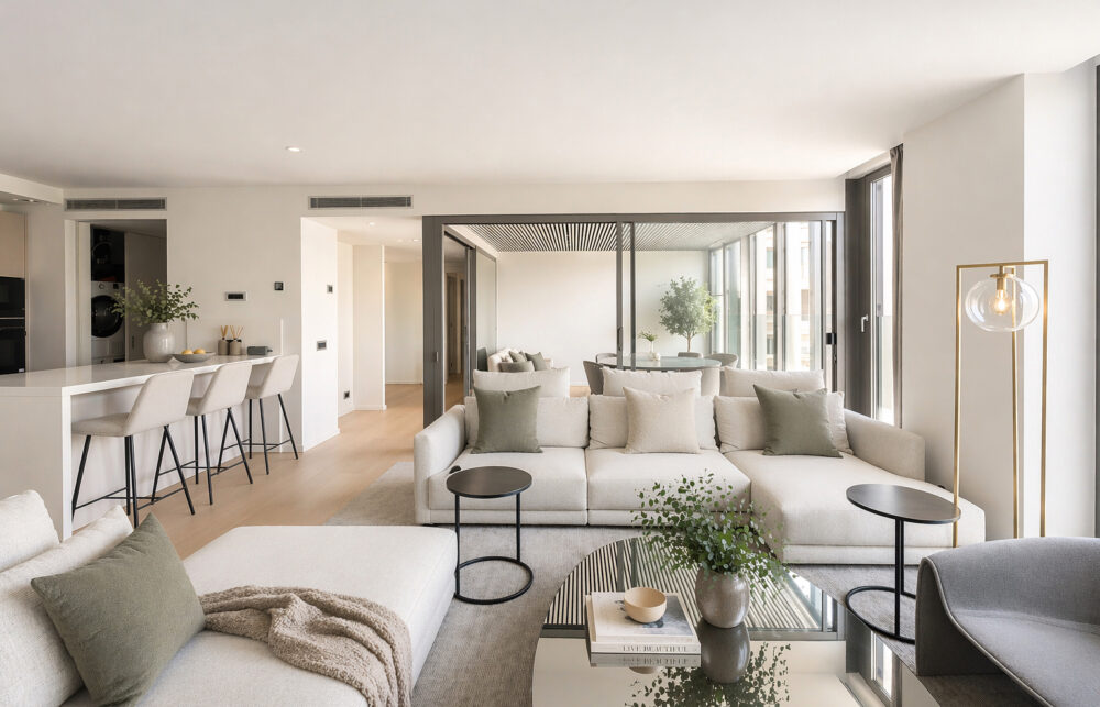 Elegante vivienda en finca rehabilitada íntegramente