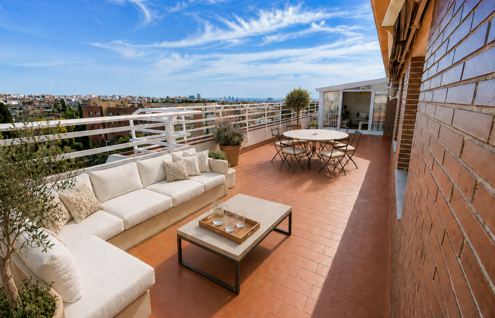 Exclusivo Ático Dúplex con terraza y vistas panorámicas en Sarrià