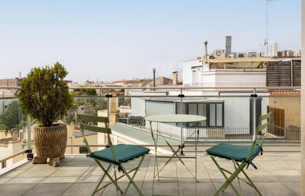 Espectacular Ático con terraza y vistas abiertas en Sant Gervasi